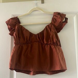 Abercrombie & Fitch Rust top